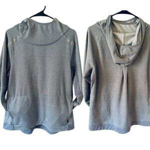 🏕️ REI Co-op Waffle Knit Athletic Fit Hoodie – Men’s XL Gray Pullover